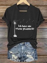 Damen Ich Habe Mir Etwas Gewünscht! Kurzarm T-Shirt